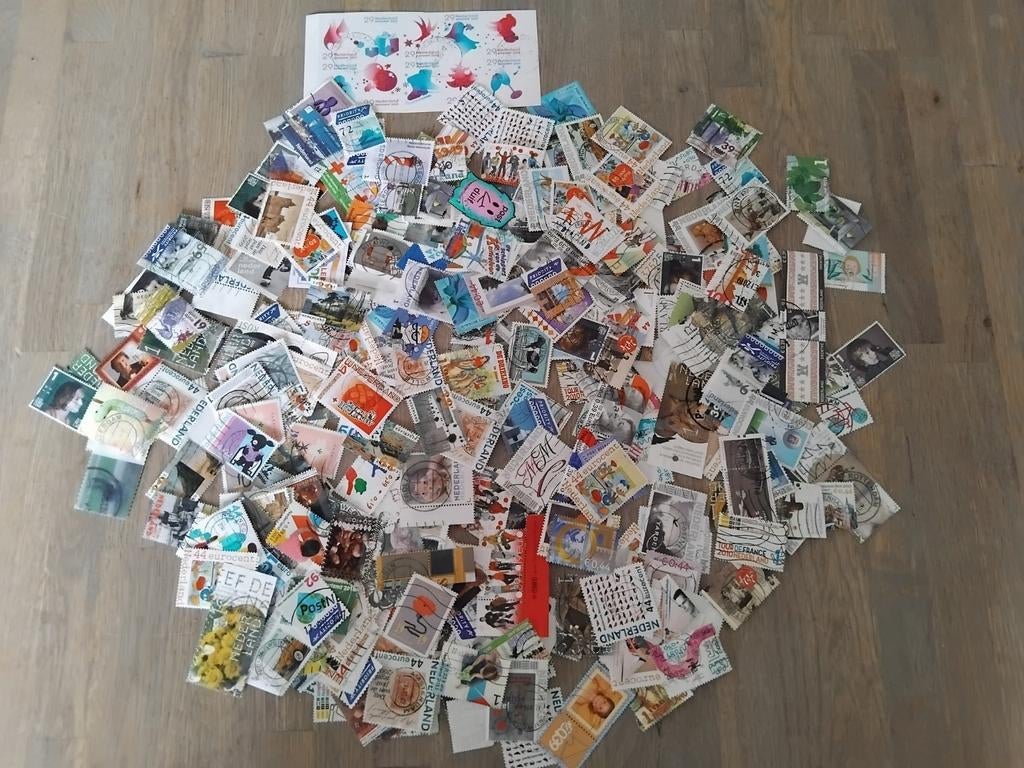 NL partij EUROCENTZEGELS afgeweekt (zie omschrijving), Verzenden, Nederland