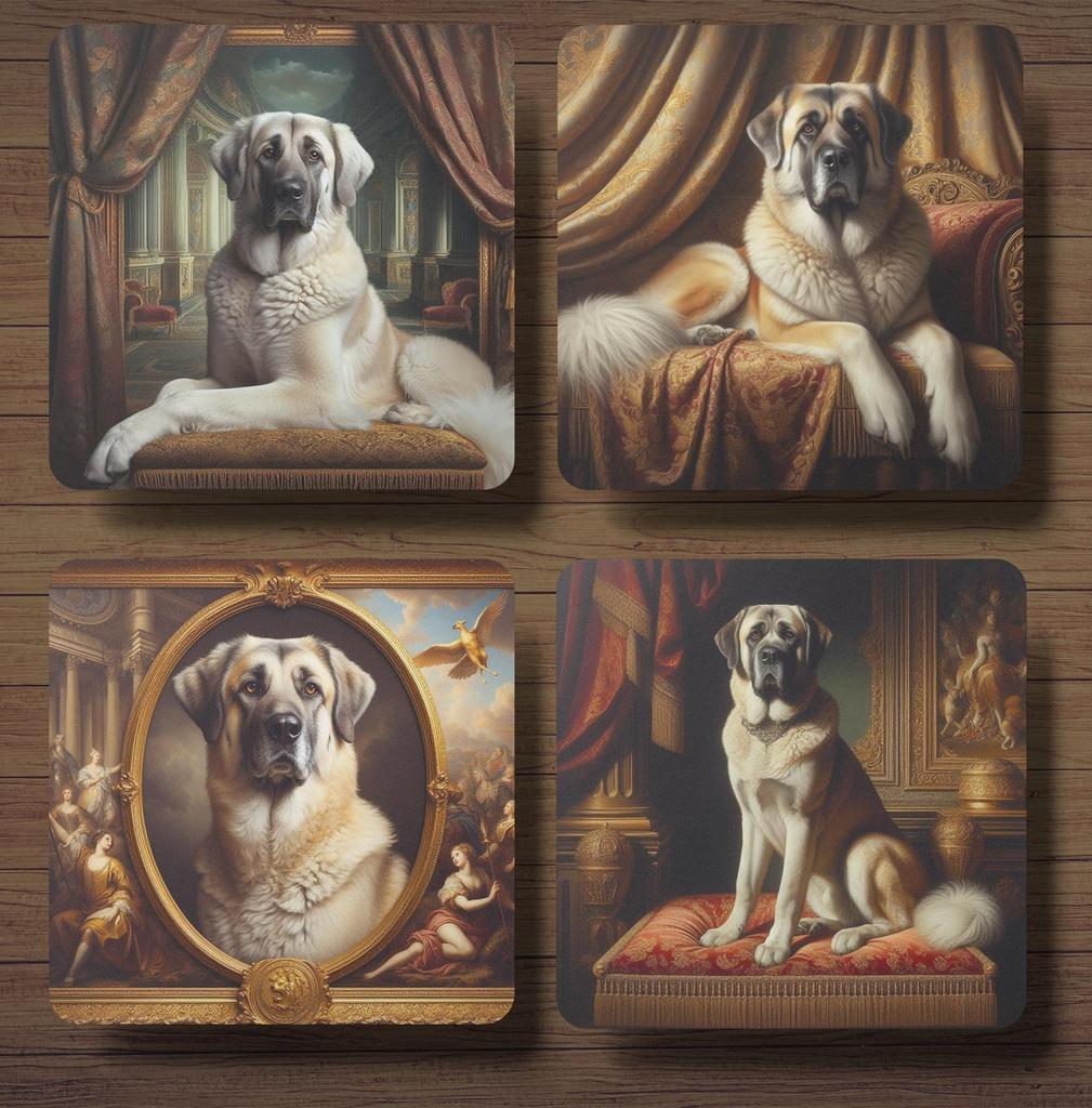 Kangal Barok onderzetters met houder, Ophalen of Verzenden, Nieuw, Glas of Kopje