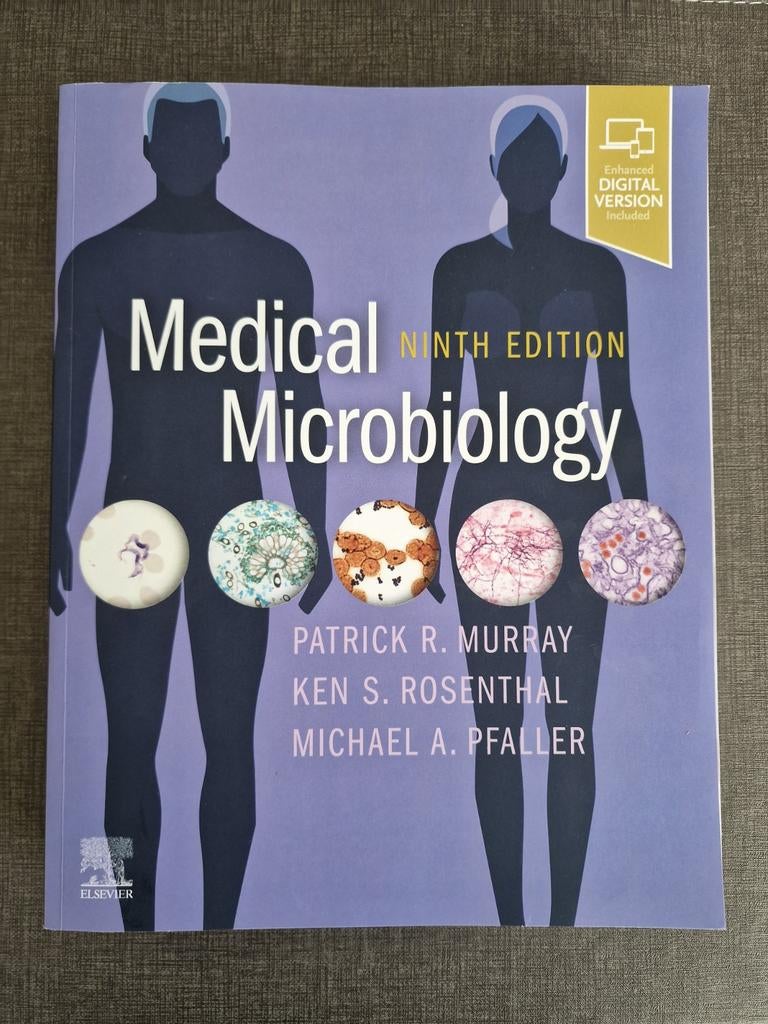 Medical Microbiology-Ninth Edition-Boek is als nieuw!, Murray, Rosenthal, Pfaller, Ophalen of Verzenden, Beta, WO