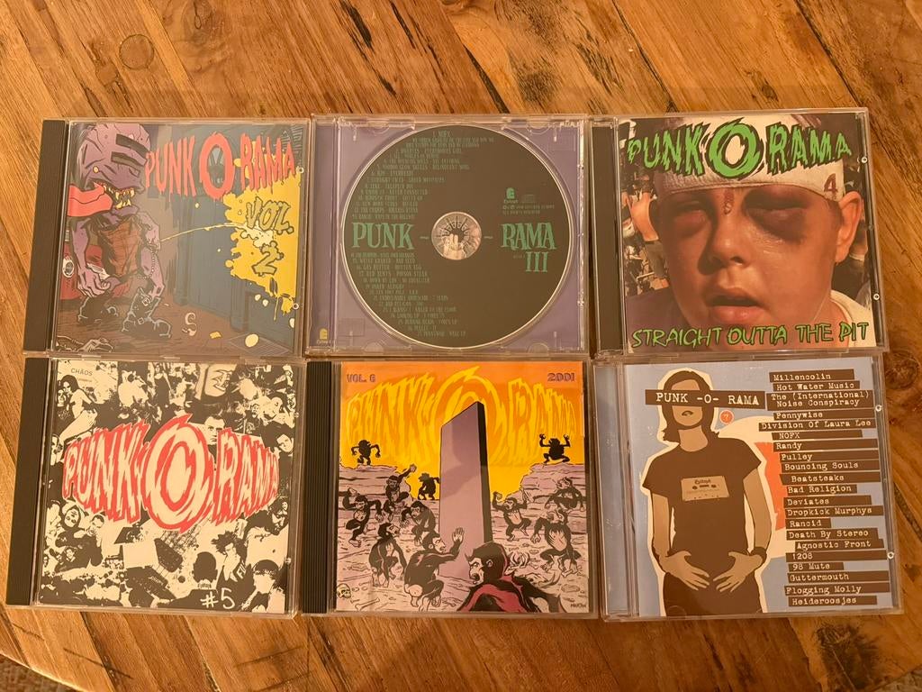Punk O Rama 2 t/m 7, Ophalen of Verzenden, Zo goed als nieuw, Alternative