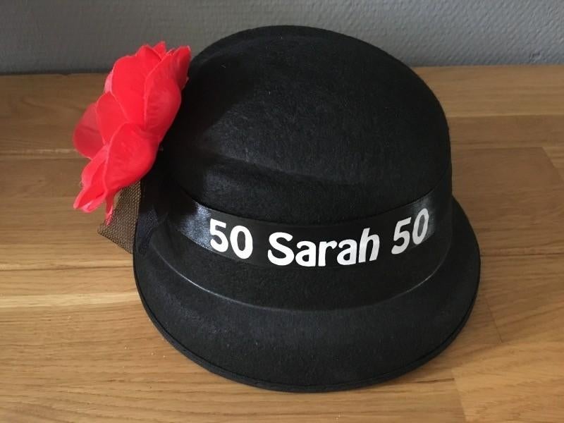 sarah 50 of abraham 50 hoed per stuk, Ophalen of Verzenden, Nieuw, Abraham of Sarah