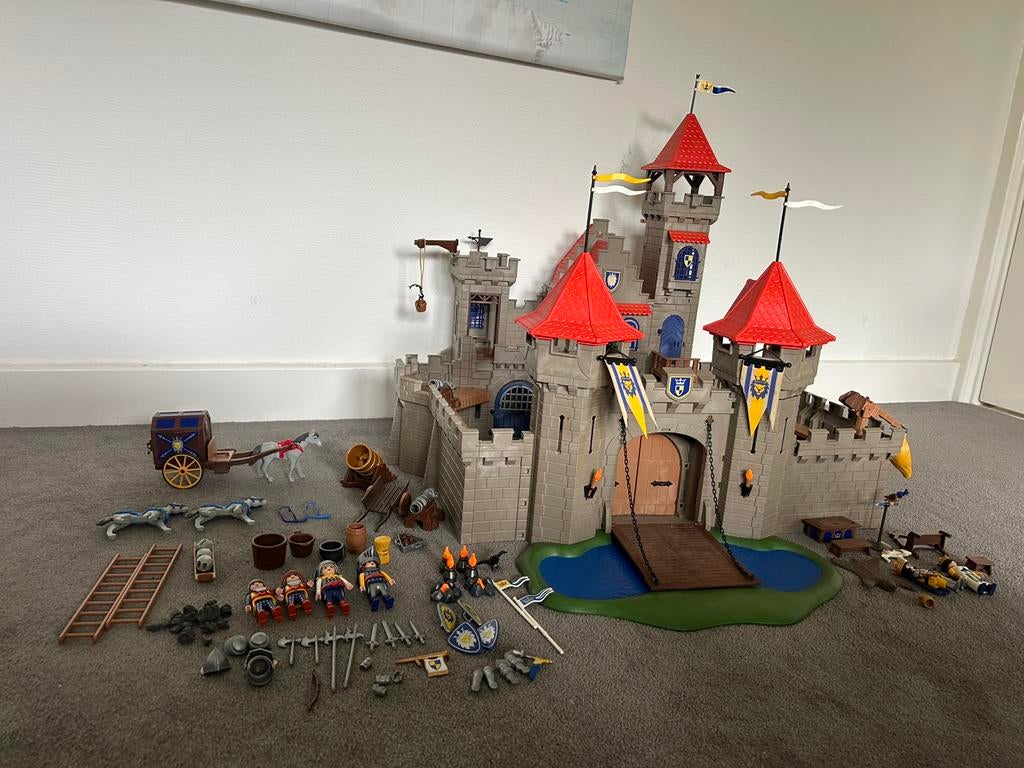 Playmobil groot koningskasteel 3268, Ophalen of Verzenden, Gebruikt, Complete set
