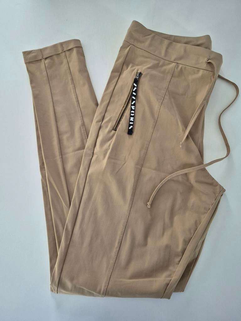 Zoso travelstof broek maat L beige, Beige, Maat 42/44 (L), Ophalen of Verzenden, Zo goed als nieuw