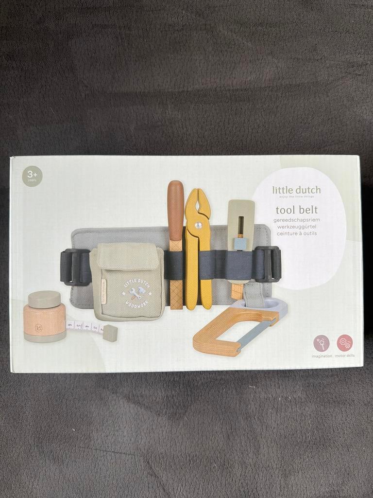 Little Dutch Houten Gereedschapsriem - Nieuw in doos, Ophalen of Verzenden, Nieuw, Bouwen