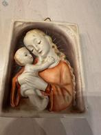 Antiek Madonna met kind wandreliëf - M.J. Hummel, Ophalen of Verzenden