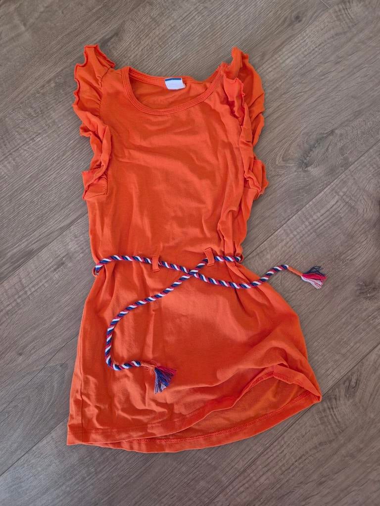 Hema Koningsdag jurkje maat 98/104, Meisje, Ophalen of Verzenden, Zo goed als nieuw, Jurk of Rok