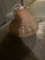Rotan lamp, Huis en Inrichting, Lampen | Hanglampen, Ophalen, Gebruikt, Hout, Minder dan 50 cm