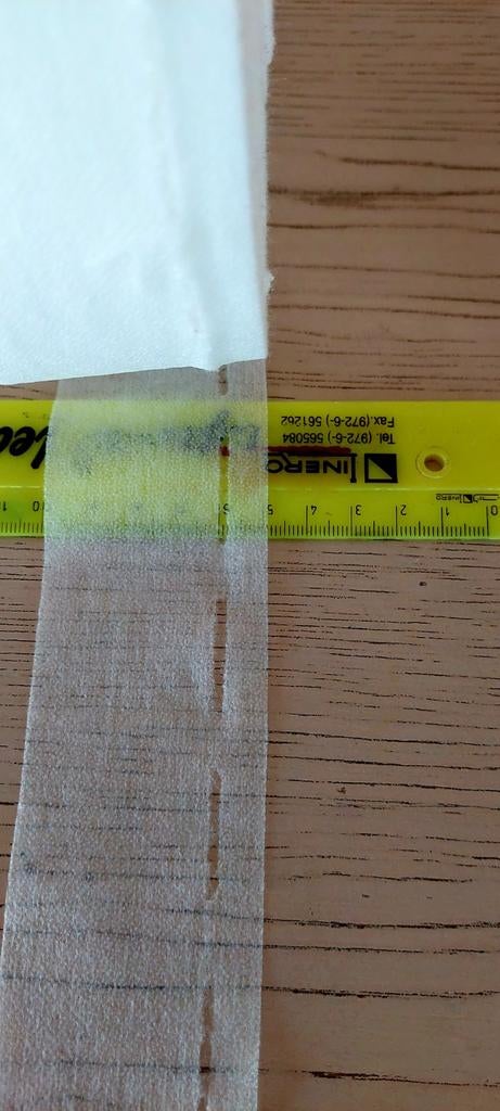 Vlieseline tailleband rol wit, Hobby en Vrije tijd, Naaien en Fournituren, Ophalen of Verzenden