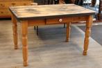 Brocante - Grote grenen keukentafel!, Ophalen, Gebruikt, Hout, Brocante