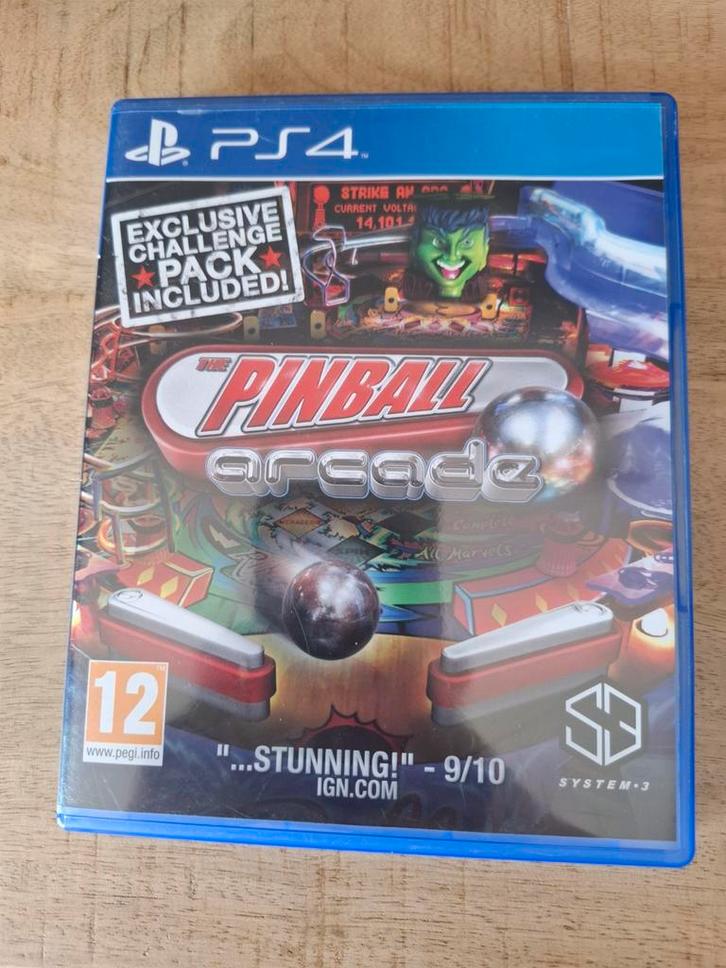 The Pinball Arcade PS4 - Super leuk flipperplezier!, Spelcomputers en Games, Games | Sony PlayStation 4, Zo goed als nieuw, Simulatie