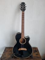 Takamine zwarte semi akoestische gitaar, Ophalen, Western- of Steelstringgitaar