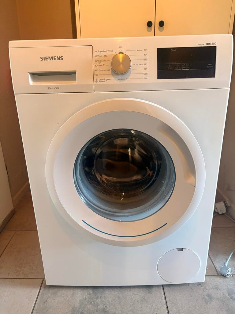 Siemens iQ300 Wasmachine 7kg - WM14N030NL - Perfecte staat, Ophalen, Zo goed als nieuw, 1200 tot 1600 toeren, 6 tot 8 kg