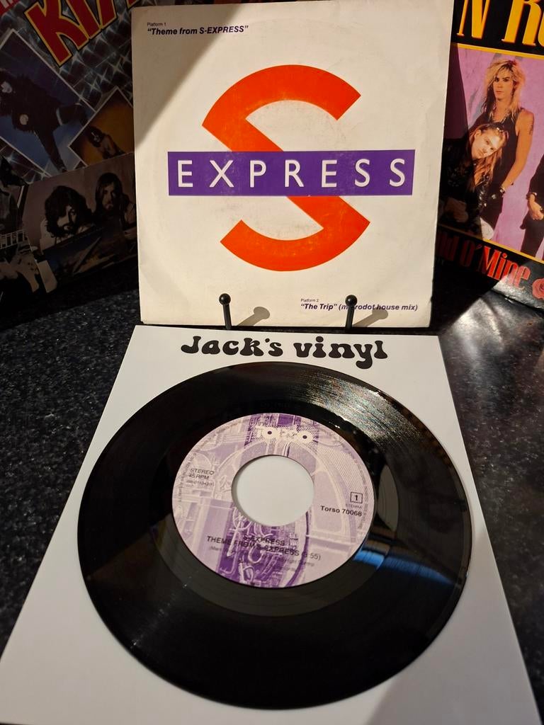 S-Express - Theme from S-Express (Single) 1988, Gebruikt, 7 inch, 1980 - 1989, Ophalen of Verzenden