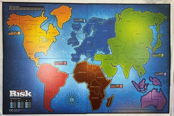 Hasbro Risk Bordspel compleet Versie 2010 gezelschapsspel, Coolsingel 104, 3011 AG Rotterdam, Netherlands, Verzenden, Een of twee spelers