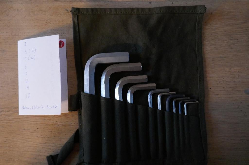 inbussleutels metrisch Stahlwille Belzer Dowidat IZGS, Auto diversen, Autogereedschap, Ophalen of Verzenden, Zo goed als nieuw