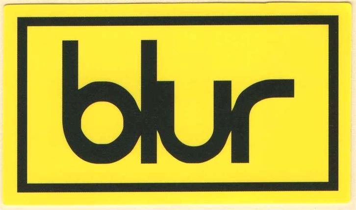 Blur sticker, Verzamelen, Muziek, Artiesten en Beroemdheden, Nieuw, Foto of Kaart, Ophalen of Verzenden