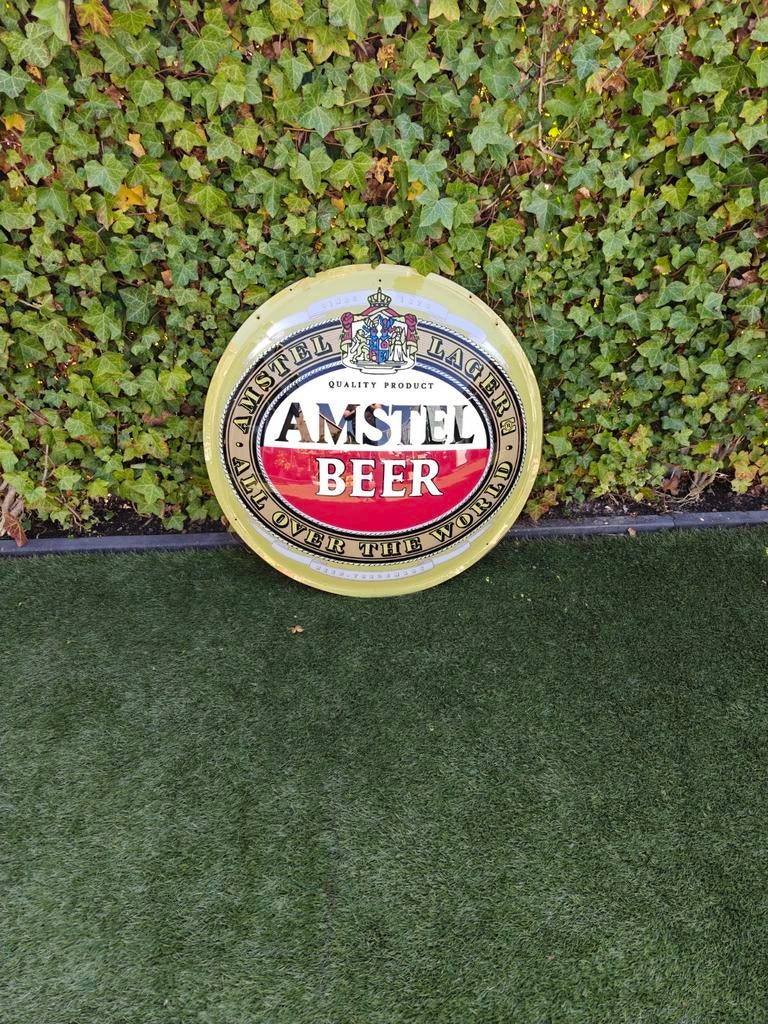 Amstel Bier Decoratie Bord - Vintage Stijl Muurdecoratie, Ophalen