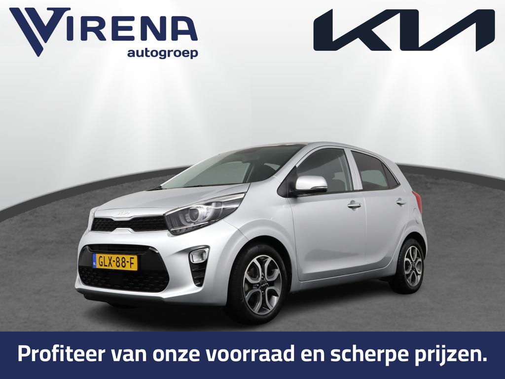 Kia Picanto 1.0 DPi DynamicPlusLine Apple Carplay/Android Au, Auto's, Voorwielaandrijving, Stof, Gebruikt, Met garantie (alle)
