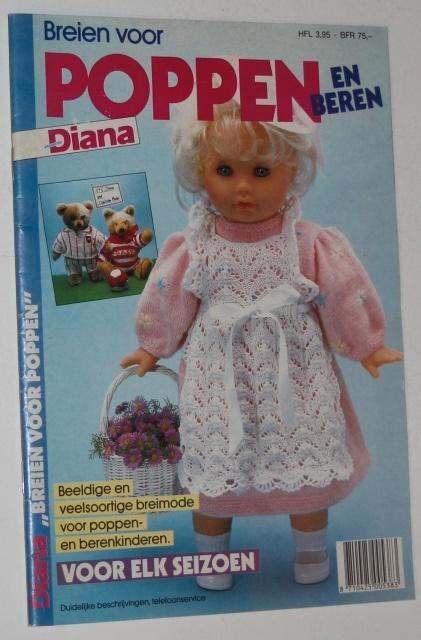 Diana Breien voor poppen en beren 117017, Boeken, Hobby en Vrije tijd, Zo goed als nieuw, Breien en Haken, Ophalen of Verzenden