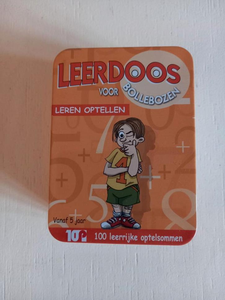 Leerdoos bollenboos leren optellen., Kinderen en Baby's, Speelgoed | Educatief en Creatief, Zo goed als nieuw, Rekenen, Ophalen of Verzenden
