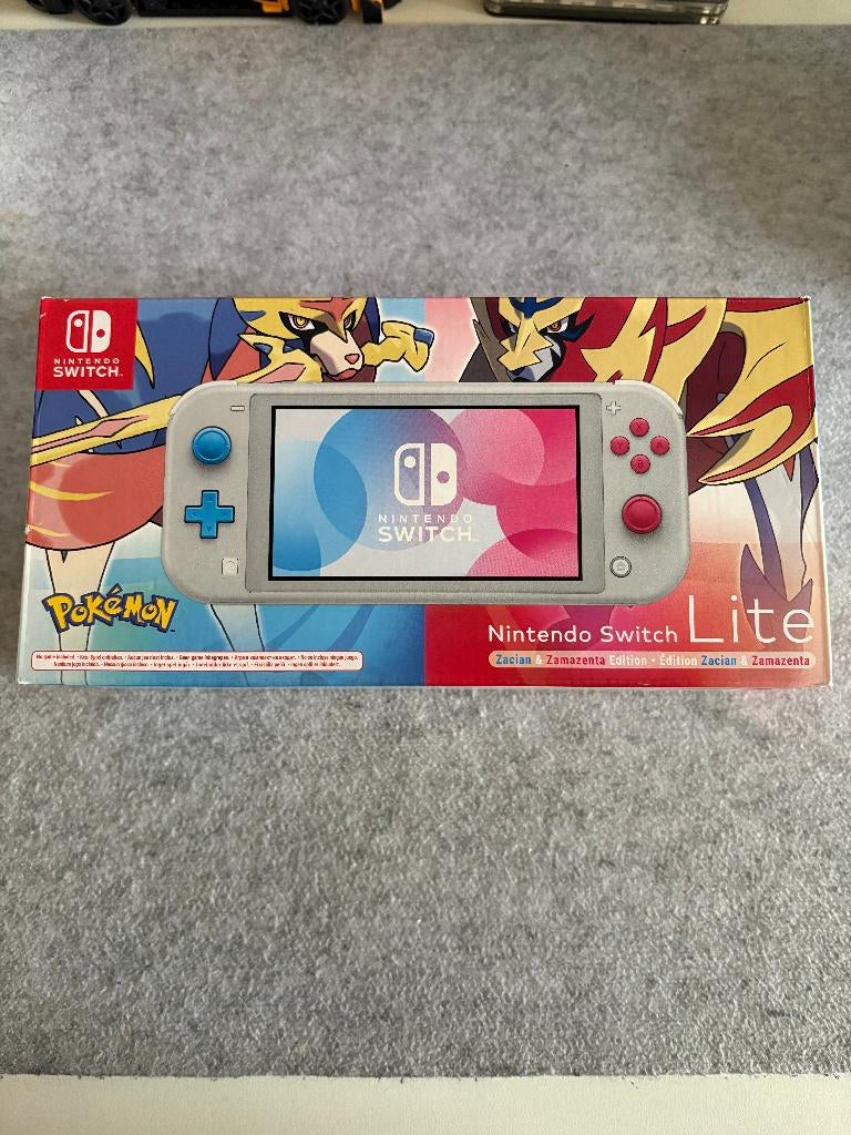 Nintendo switch lite pokemon zacian & zamazenta editie, Ophalen of Verzenden, Overige kleuren, Zo goed als nieuw