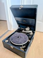 Blauwe Odeon 40B koffer grammofoon ca.1936, Ophalen of Verzenden