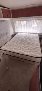 Matras en lattenbodem, Ophalen, Zwart, Tweepersoons, Zo goed als nieuw