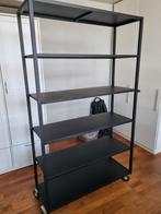Verrijdbaar zwart rek / bakkerskar - 190x118x40cm, Ophalen, Gebruikt