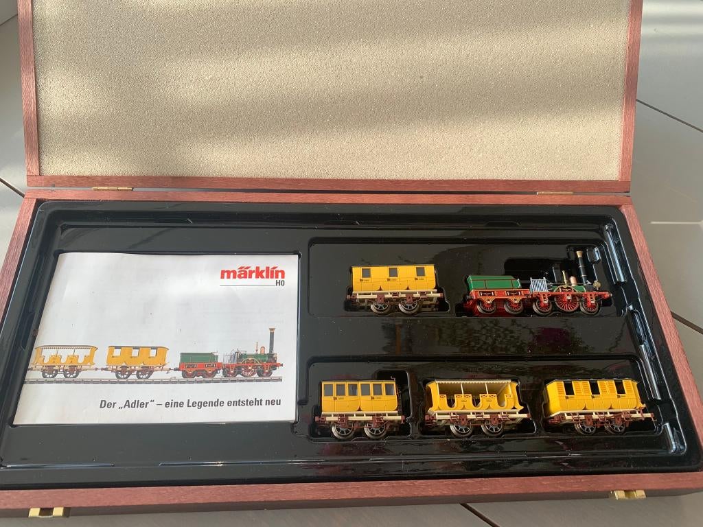 Marklin 26355 - "Der Adler"-  historische museumtrein, Hobby en Vrije tijd, Modeltreinen | H0, Wisselstroom, Treinset, Ophalen of Verzenden