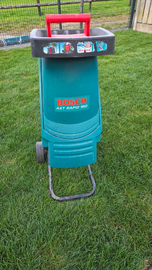 Bosch AXT Rapid 180 hakselaar - werkt perfect, Ophalen