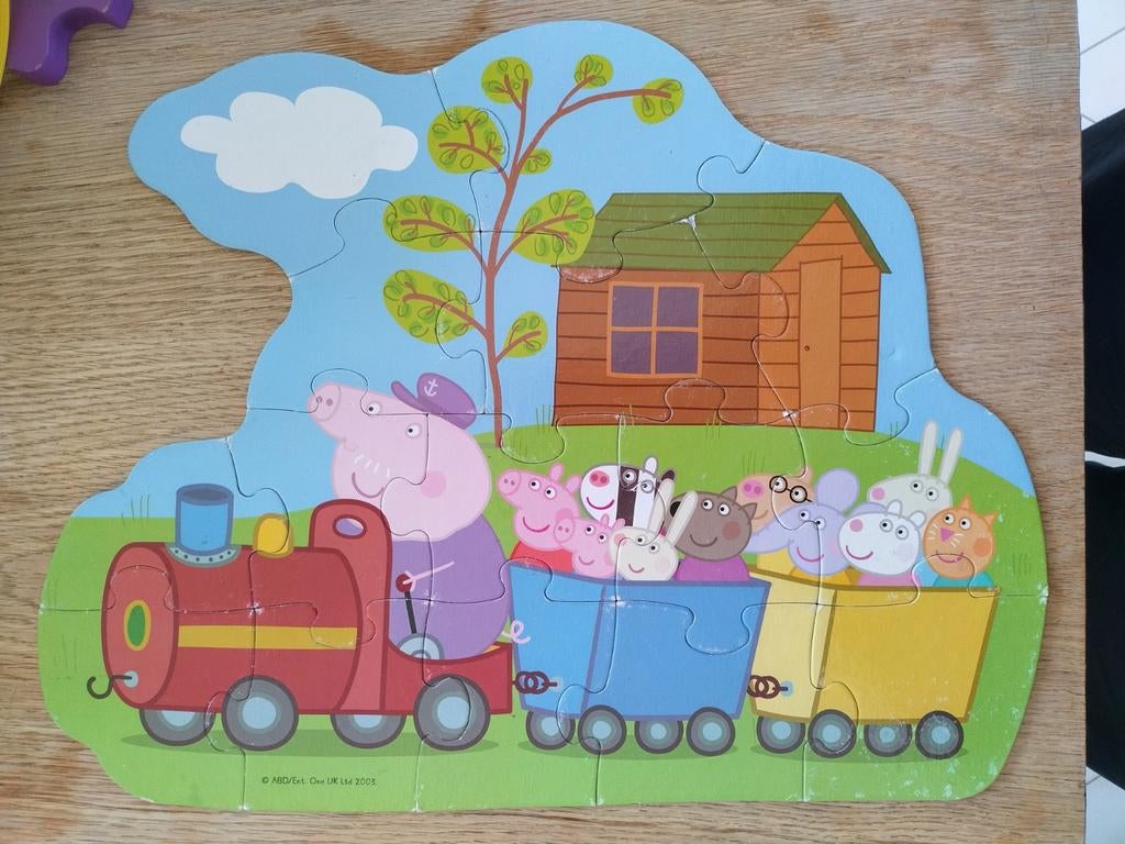 Peppa pig puzzel, Kinderen en Baby's, Speelgoed | Kinderpuzzels, Ophalen of Verzenden, 10 tot 50 stukjes