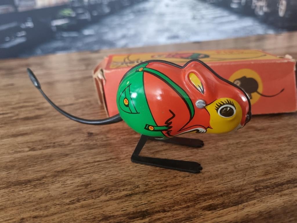 Vintage Fips Wüstenspringmaus Opwindmuis Speelgoed, Antiek en Kunst, Ophalen of Verzenden