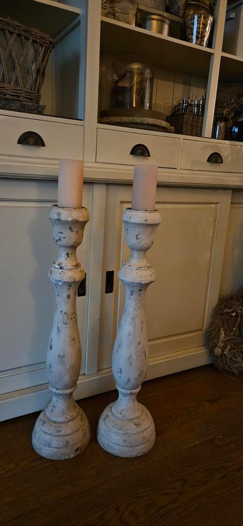 Landelijk sober kandelaar, Ophalen of Verzenden, Overige materialen, Minder dan 25 cm
