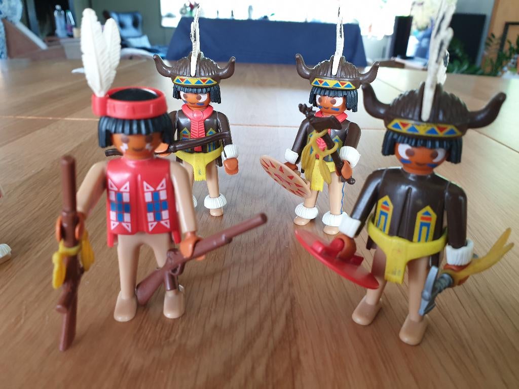 Plamobil Vintage Cowboys en Indianen, Ophalen of Verzenden, Gebruikt, Los playmobil