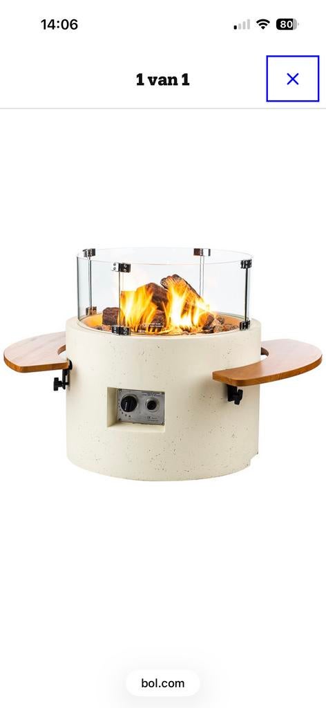 Z.g.a.n. Sidetables voor Happy Cocooning vuurtafel rond, Ophalen of Verzenden, Zo goed als nieuw