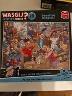 Wasgij Mystery Puzzel 29: Donation Debacle! 1000 stukjes, Ophalen of Verzenden, Meer dan 50 stukjes, Gebruikt, 6 jaar of ouder