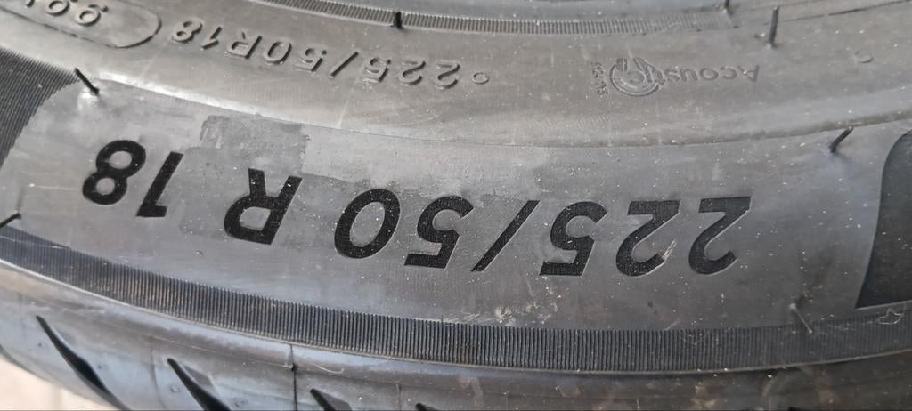 Nieuw 2 x Michelin e-Primacy 225/50 R18 zomerbanden, Ophalen of Verzenden, Gebruikt