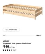 IKEA Utåker stapelbed grenen 80x200 cm, Ophalen, Verstelbaar, Overige kleuren, Tweepersoons
