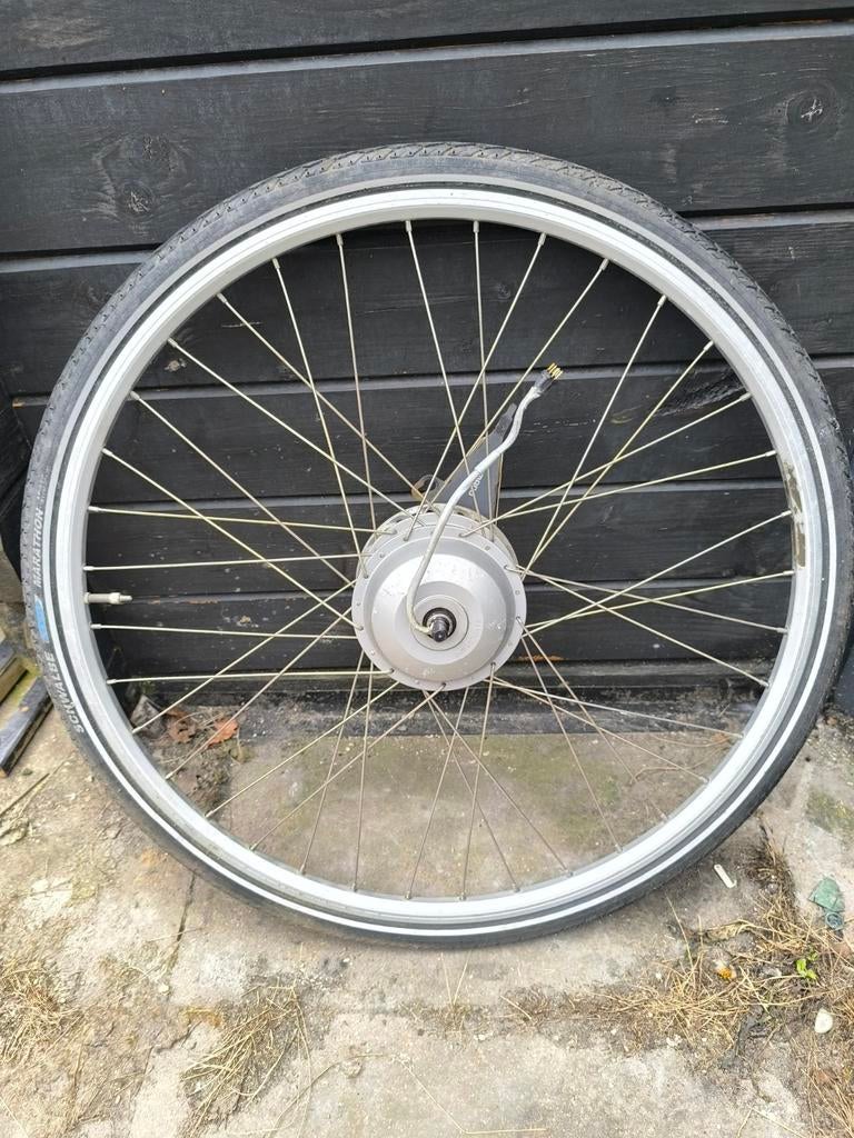 Gazelle elektrische fiets voorwiel met motor, Fietsen en Brommers, Fietsonderdelen, Ophalen of Verzenden, Elektrische fiets, Motor