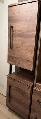 Woonexpress Wandkast Middelburg - Bruin - 55x190x48 cm, Ophalen, Zo goed als nieuw