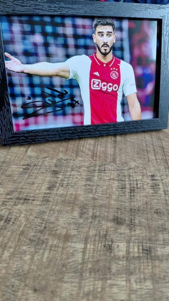 Gesigneerde Josip Šutalo Ajax foto, Ophalen of Verzenden, Nieuw, Ajax, Spelerskaart
