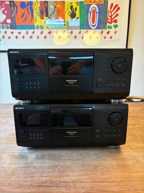 Sony CDP-CX250 200 CD wisselaar 2 stuks, Audio, Tv en Foto, Cd-spelers, Ophalen of Verzenden, Gebruikt, Sony, Wisselaar