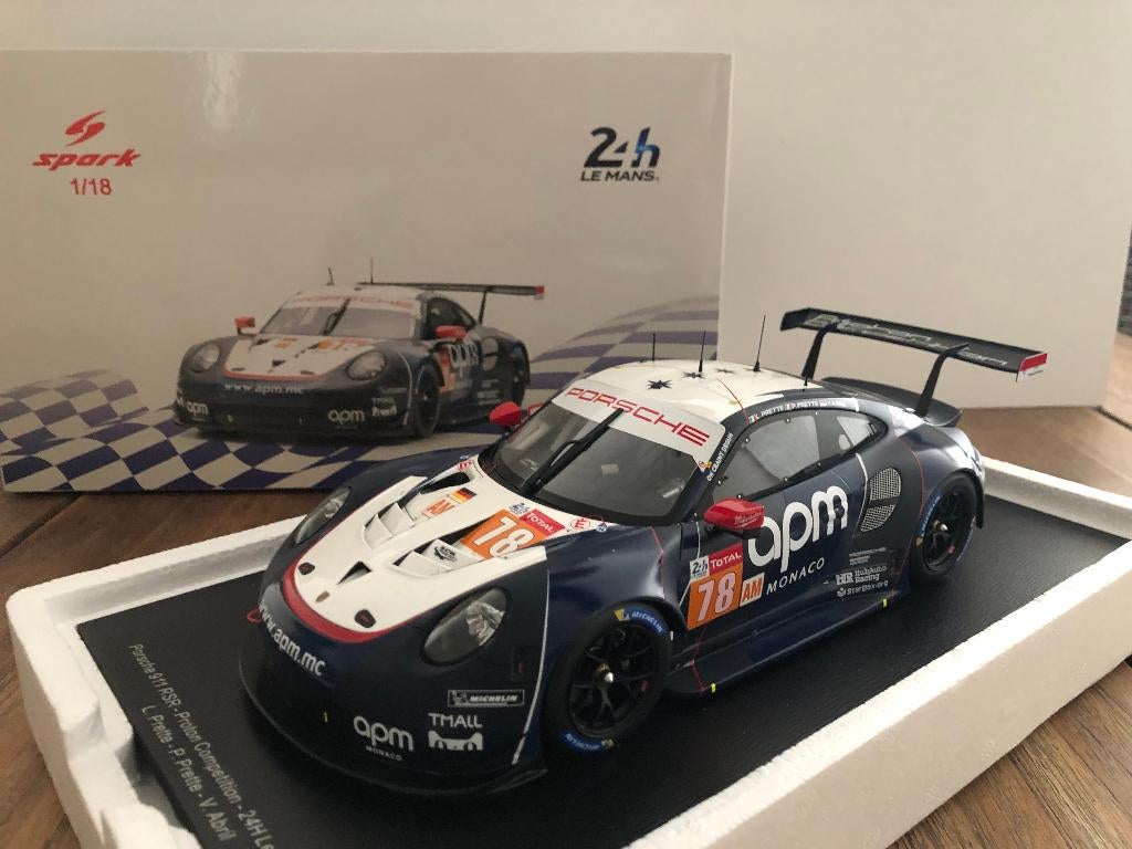 Spark Porsche 911 RSR Proton 24H Le Mans 2019 (Nieuw), Ophalen of Verzenden, Nieuw, Auto, Overige merken