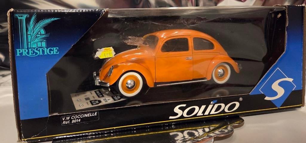Volkswagen Kever (V.W. Coccinelle) 1:17 – Solido, Hobby en Vrije tijd, Modelauto's | 1:18, Ophalen of Verzenden, Gebruikt, Auto