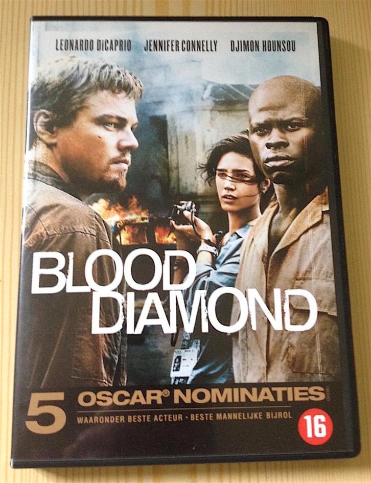 dvd Blood Diamond met Leonardo DiCaprio en Jennifer Connelly, Cd's en Dvd's, Dvd's | Drama, Zo goed als nieuw, Drama, Vanaf 16 jaar