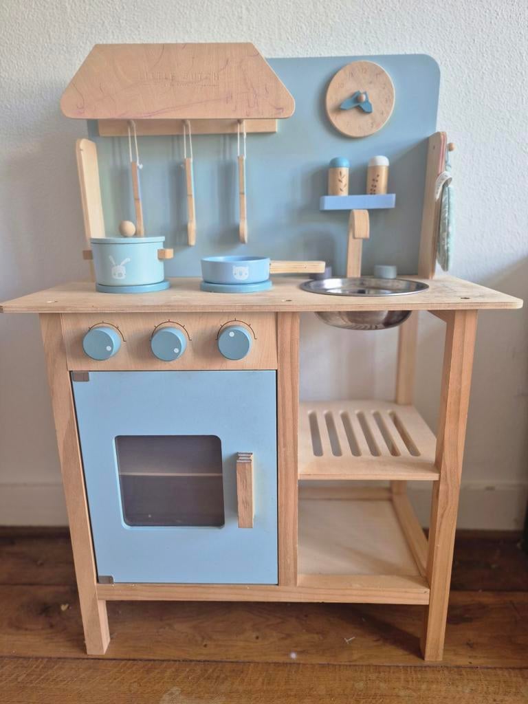 Houten Little Dutch speelkeuken incl. Accesoires, Ophalen, Gebruikt