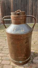 Antieke koperen melkbus, Ophalen, Gebruikt