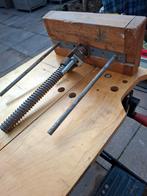 Houten bankschroef, Doe-het-zelf en Verbouw, Draaibanken, Ophalen of Verzenden, Gebruikt, Metaaldraaibank