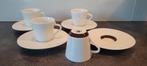 4x Nespresso Ritual Collection Espresso Kopjes met Schotels, Huis en Inrichting, Ophalen of Verzenden, Zo goed als nieuw, Effen