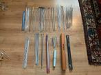 Groot lot brei- en haaknaalden + koker - Alles in één koop!, Hobby en Vrije tijd, Breien en Haken, Ophalen of Verzenden, Gebruikt